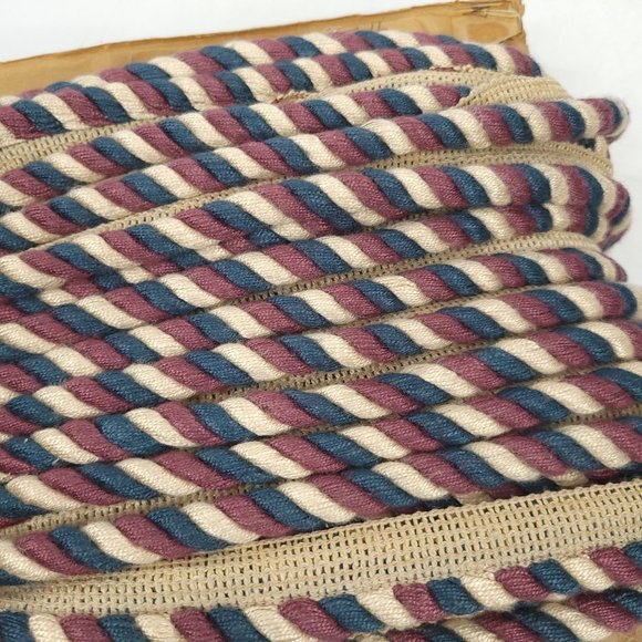 Cord Rope Trim Sewing Notions 24 Yards 5-PIECES Upholstery Pillow Drapery Fringe - Picture 12 of 12